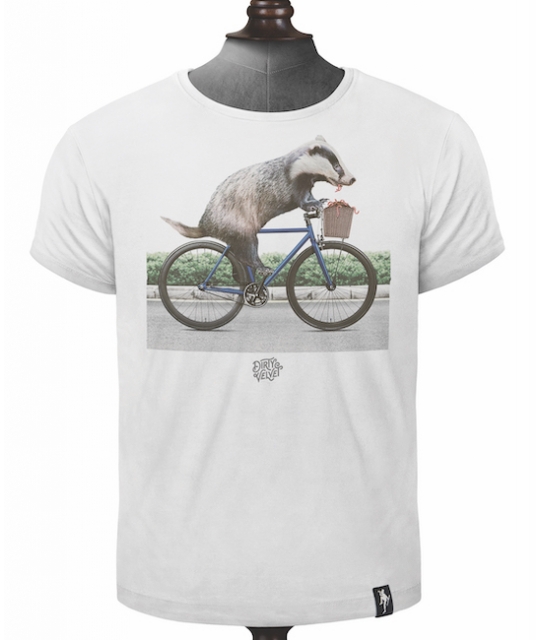 T-shirt Biker Badger
