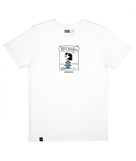 T-shirt Stockholm Snoopy Earth White