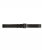 NUDIE JEANS CEINTURE JEFFSON DOUBLE PRONG BLACK