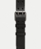 NUDIE JEANS CEINTURE JEFFSON DOUBLE PRONG BLACK