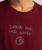 T-Shirt Stockholm Local Planet Burgundy