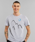 T-shirt Stockholm Marker Mountain Grey Melange