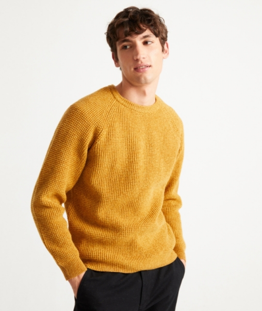 PULL FIELD CABLE CREW NECK KNIT