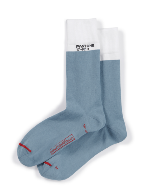 CHAUSSETTES SOLID LIGHT BLUE