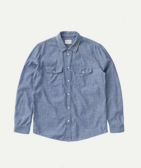 Chemise George Chambray Indigo