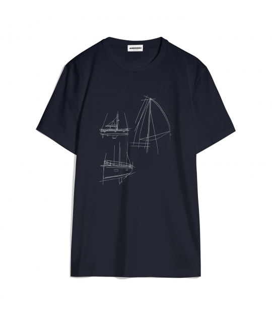 T-Shirt Jaames Tech Boat Night Sky