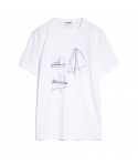 T-Shirt Jaames Tech Boat White