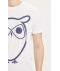 Knowledge Cotton Apparel T-Shirt Alder Owl Tee Bright White