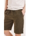 Knowledge Cotton Apparel Short FIG Linen Forrest Night