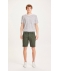 Knowledge Cotton Apparel Short Chuck Poplin Forrest Night