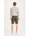 Knowledge Cotton Apparel Short Chuck Poplin Forrest Night