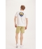 Knowledge Cotton Apparel Short Chuck Poplin Sage