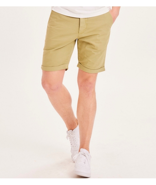 Knowledge Cotton Apparel Short Chuck Poplin Sage