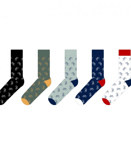 Chaussettes Sigtuna Bike Pattern 5-pack