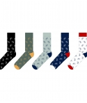 Chaussettes Sigtuna Bike Pattern 5-pack