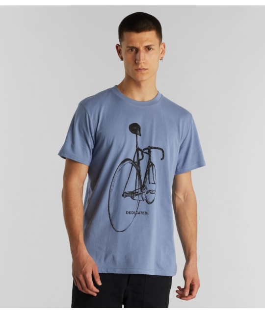 T-shirt Stockholm Pencil Bike Steel Blue