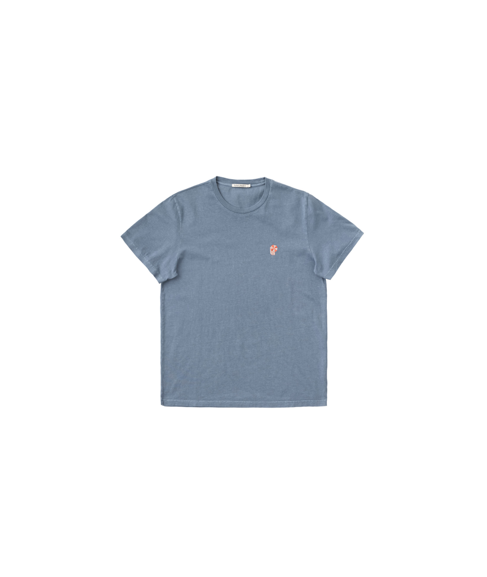 T-shirt Roy Beach 50s Blue - Origeen