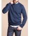 Sweat Homme Col Rond Bleu