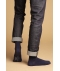 Chaussettes unies Marine