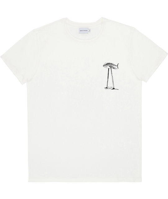 T-Shirt Strange Fish - Blanc