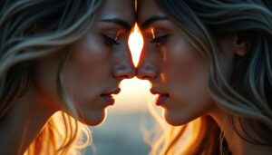 découvrez la signification d'un regard intense entre flammes jumelles et explorez cette connexion unique qui transcende les liens ordinaires.
