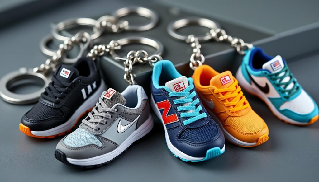 découvrez notre porte clé chaussure tendance alliant miniatures sport et mode originales, l'accessoire parfait pour personnaliser vos clés avec style et originalité.