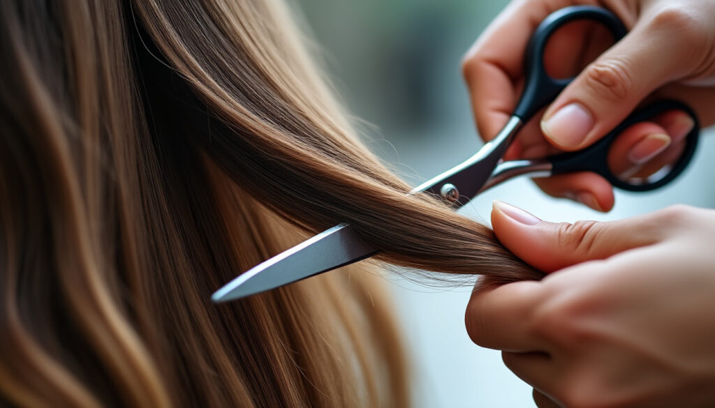 découvrez comment réaliser une coupe fourche pour éliminer efficacement les pointes abîmées de vos cheveux et retrouver une chevelure saine et éclatante.