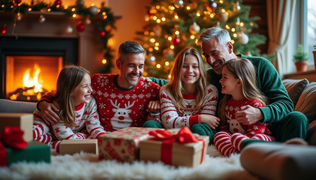 découvrez nos pyjamas de noël doux et festifs, parfaits pour toute la famille. confort et esprit de fête garantis pour des moments chaleureux en hiver.