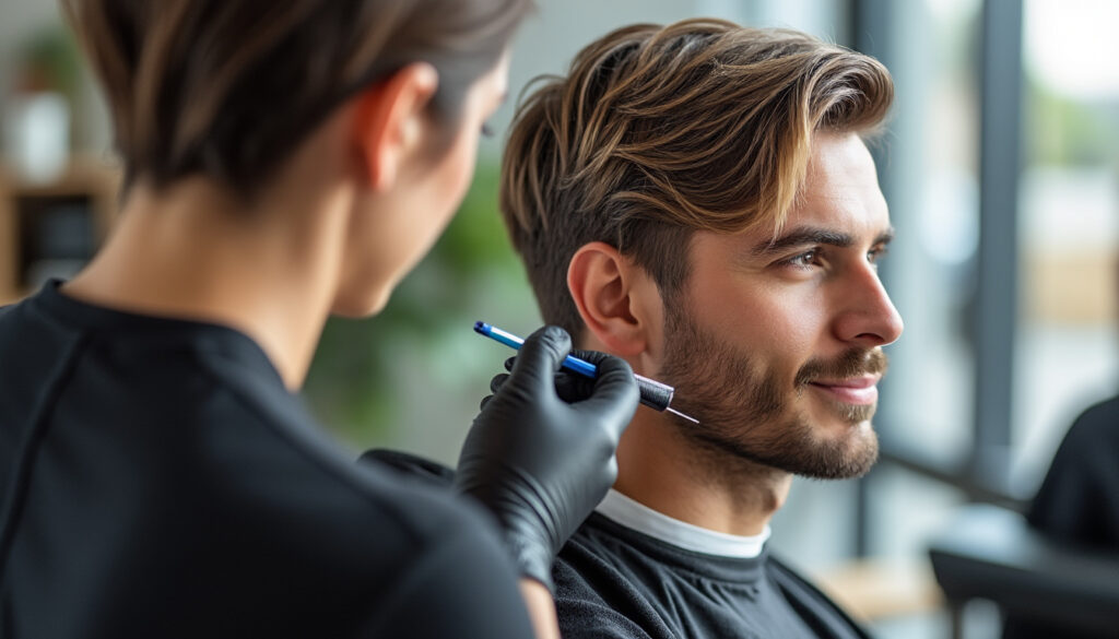 découvrez nos conseils d'expert pour une coloration masculine réussie, avec un rendu naturel et impeccable qui mettra en valeur votre style.